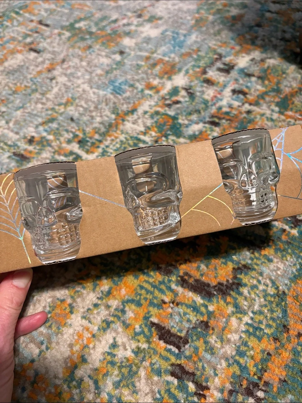 🆕Chilling Treats Skull Shot Glasses, Set Of 6